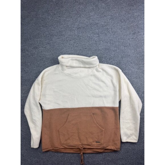 CARVE DESIGNS Rowayton Colorblock Sweater Women's L Cowl Neck Fleece Pullover - Picture 1 of 7